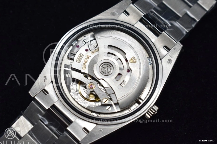 On 904L V Iced 40 Blue A3255 SS GMF Roman 715 President Sporty Steel Bracelet Markers Dial DayDate 1109